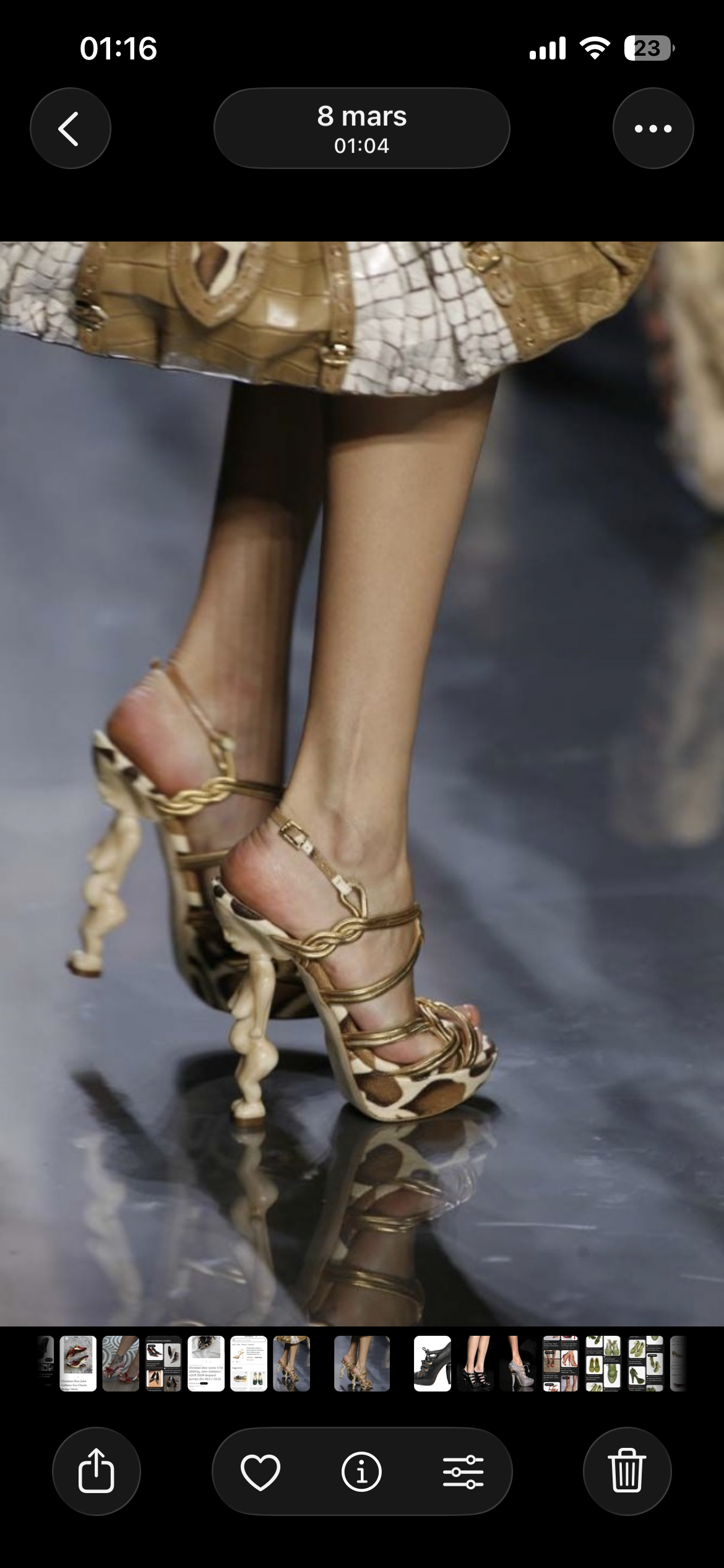 Christian Dior Fall 2009 Fertility Heels
