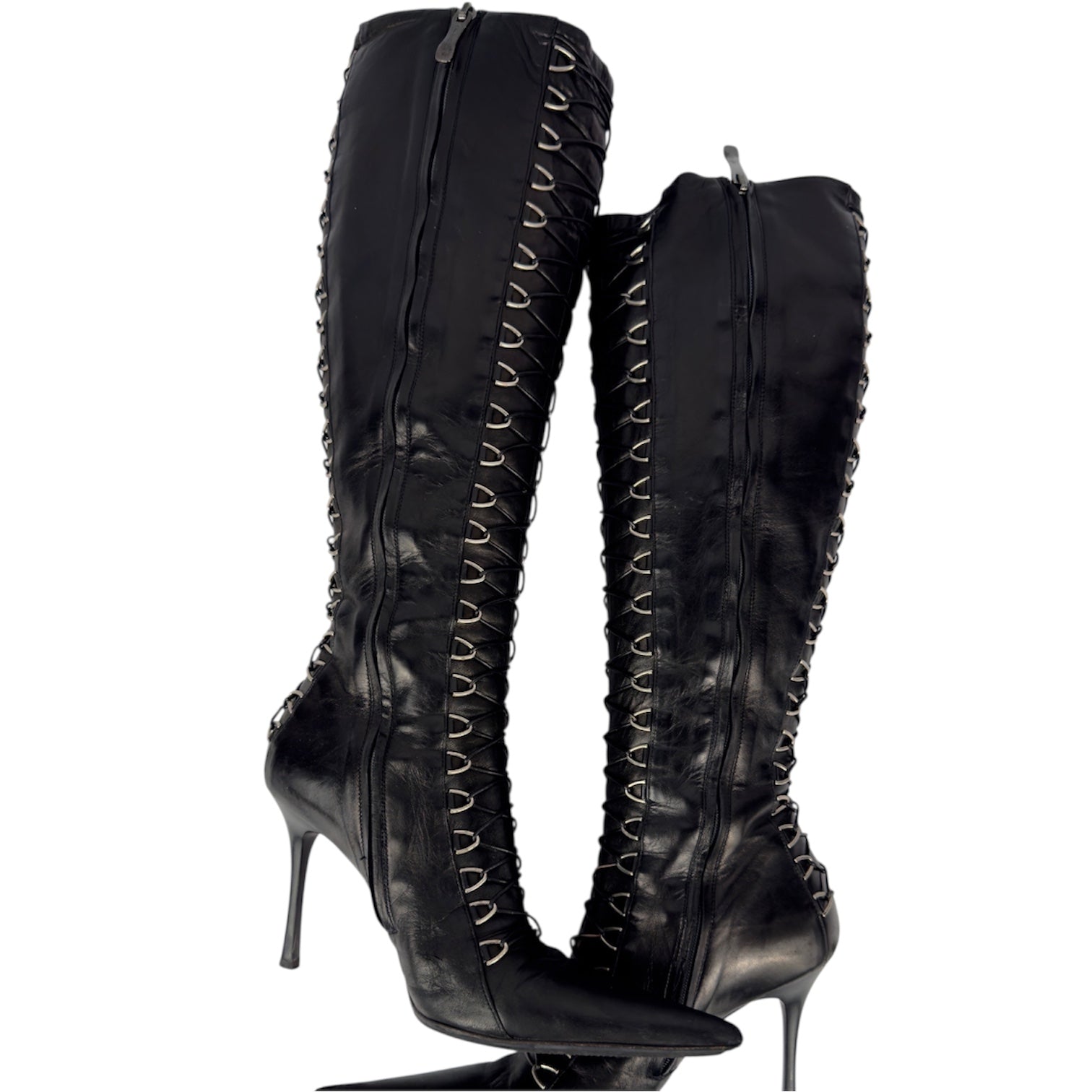 Gianmarco Lorenzi Bondage Corset Boots