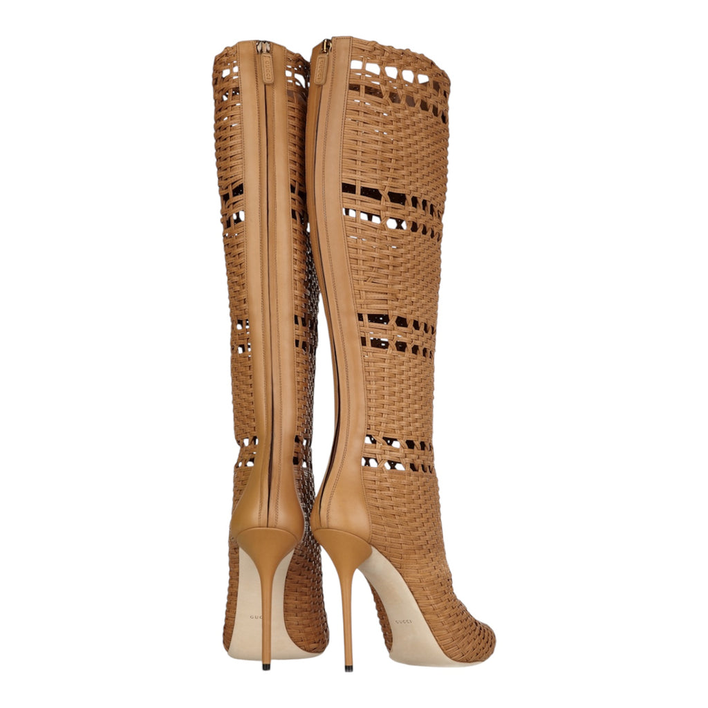 Gucci 2011 Lace-Up Gladiator Heels