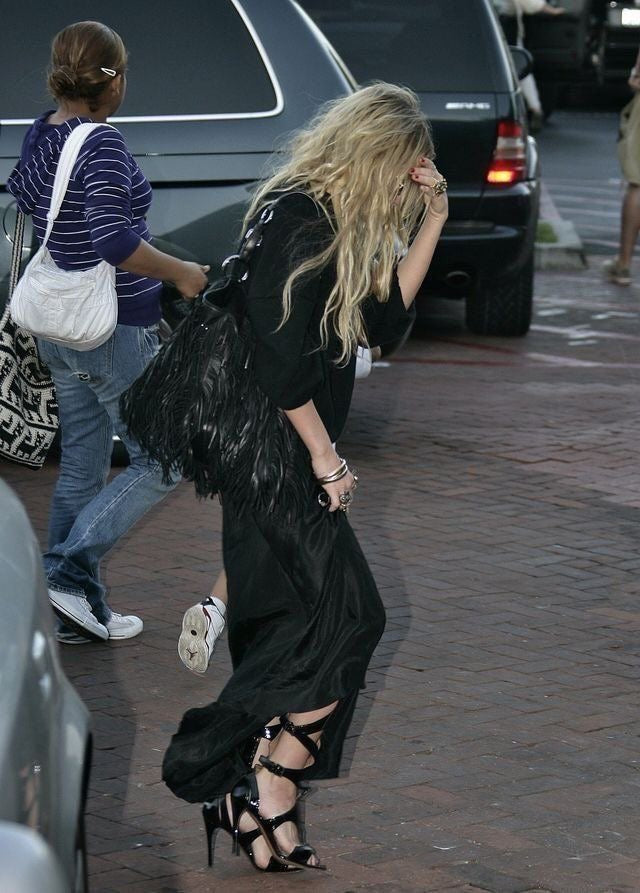 Prada S/S 2007 Beige Fringe Bag