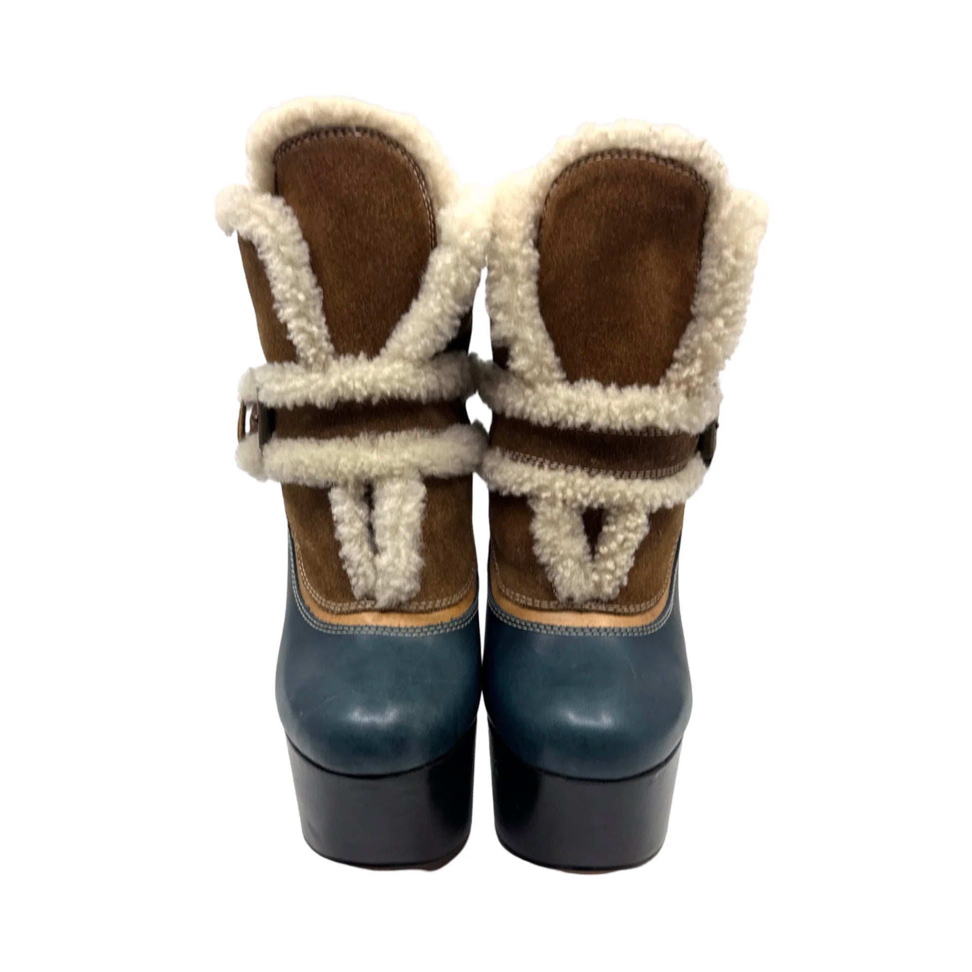 Dsquared2 Shearling Ankle Booties