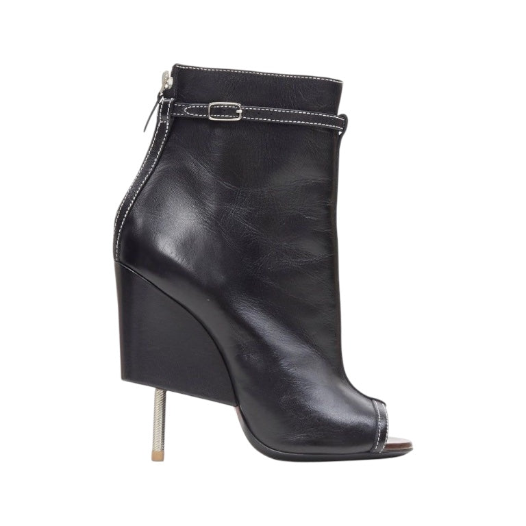 Givenchy S/S 2015 Leather Wedge Ankle Boots