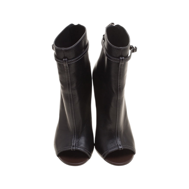 Givenchy S/S 2015 Leather Wedge Ankle Boots