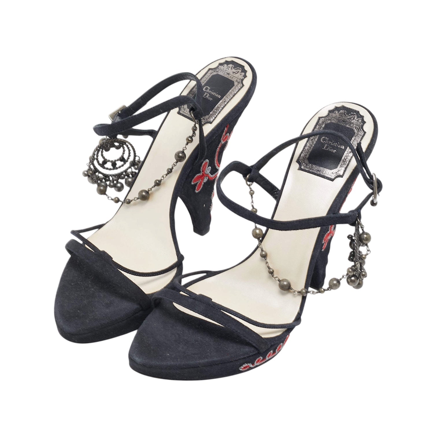 Christian Dior S/S 1999 Embellished Sandals by John Galliano