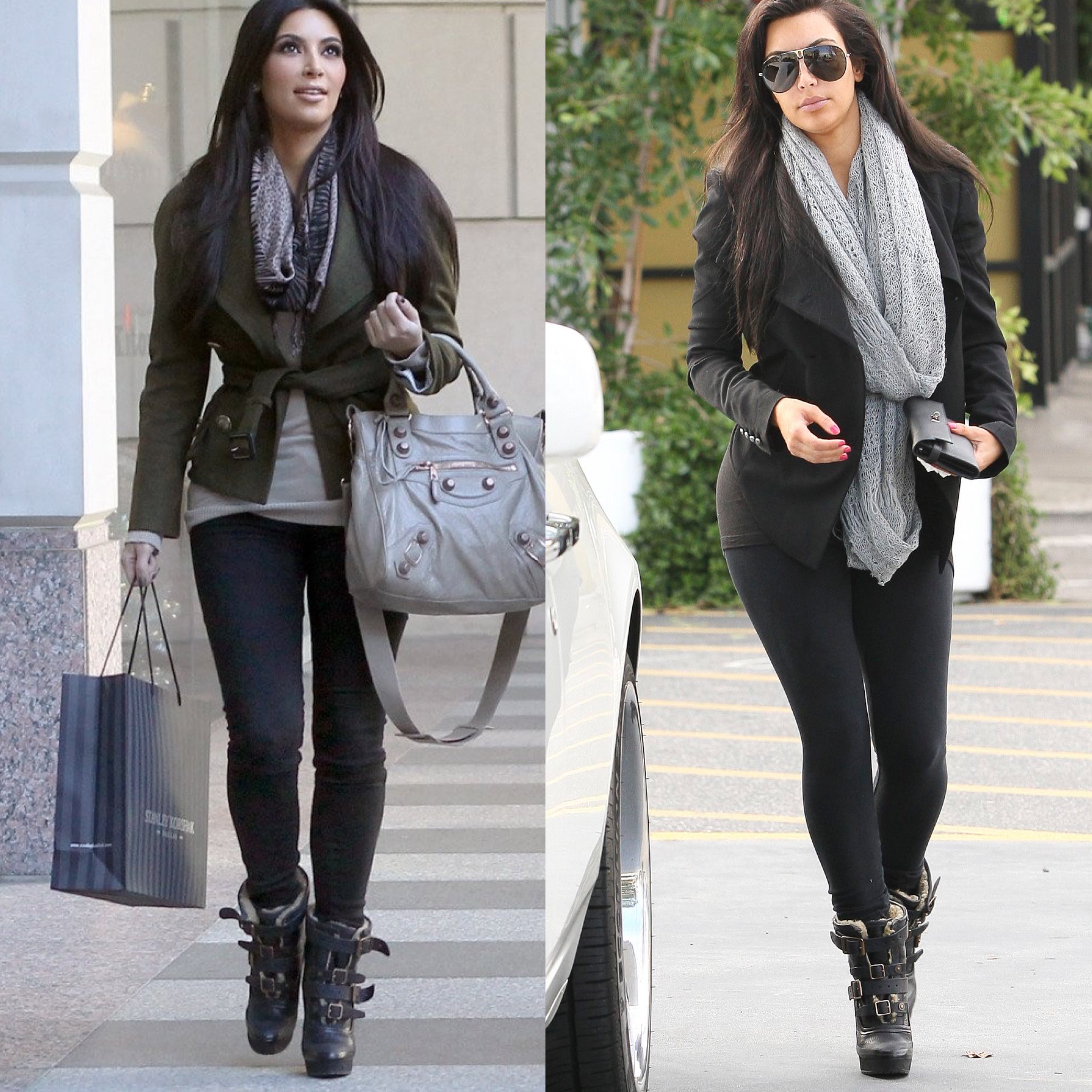 Burberry Prorsum Fall 2010 Aviator Shearling Boots