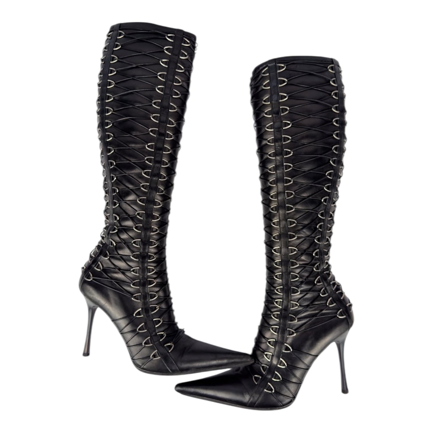 Gianmarco Lorenzi Bondage Corset Boots