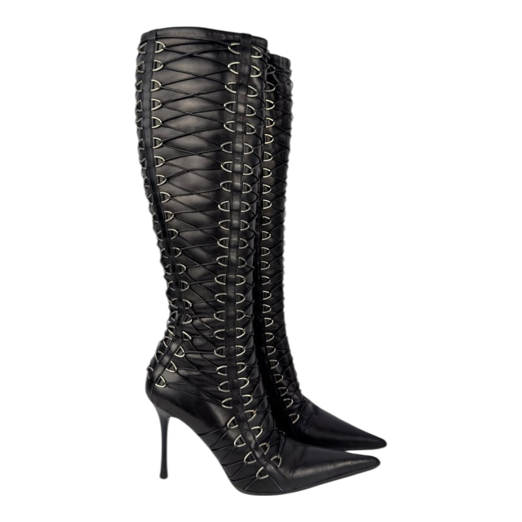 Gianmarco Lorenzi Bondage Corset Boots