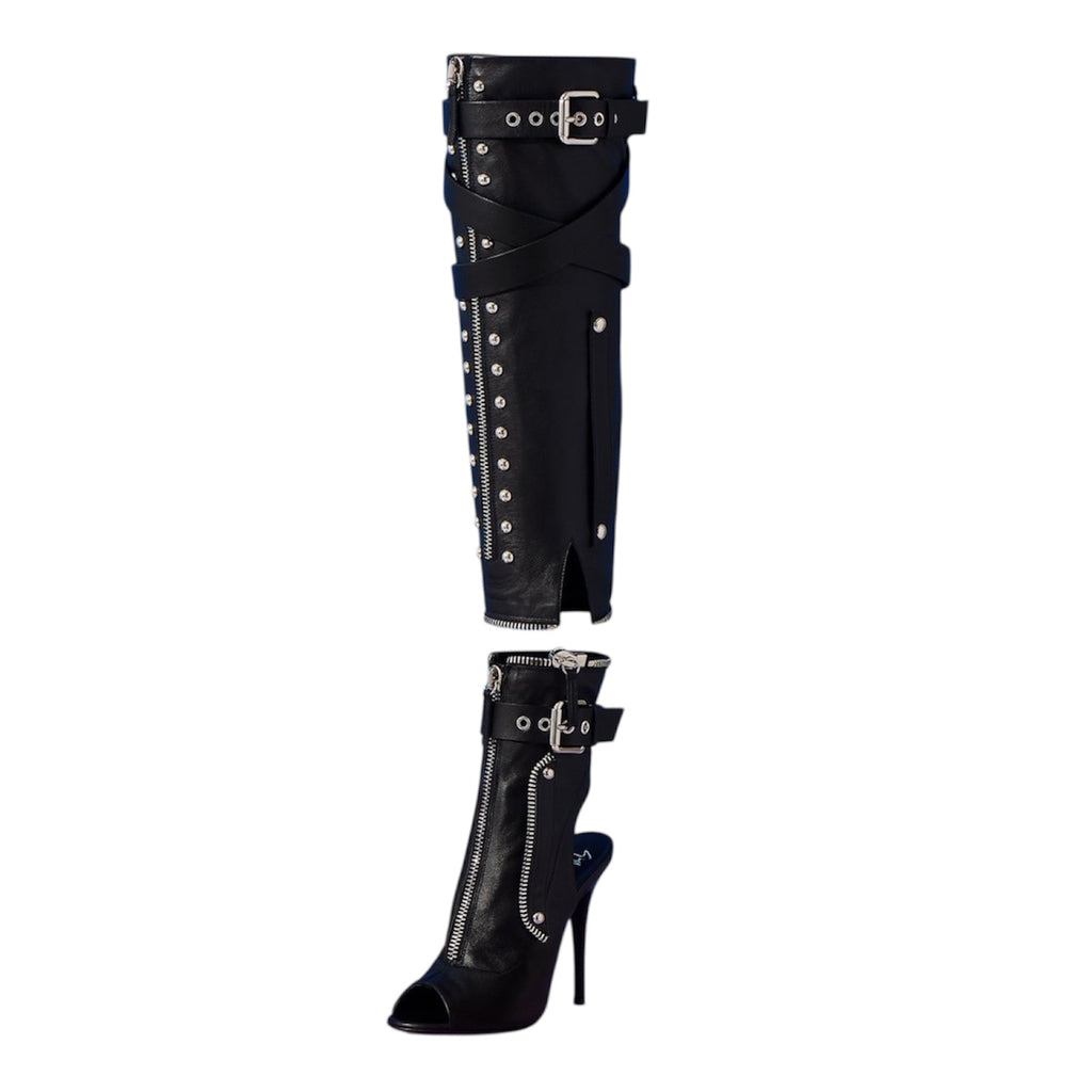 Giuseppe Zanotti “Kendra” Motorcycle Boots