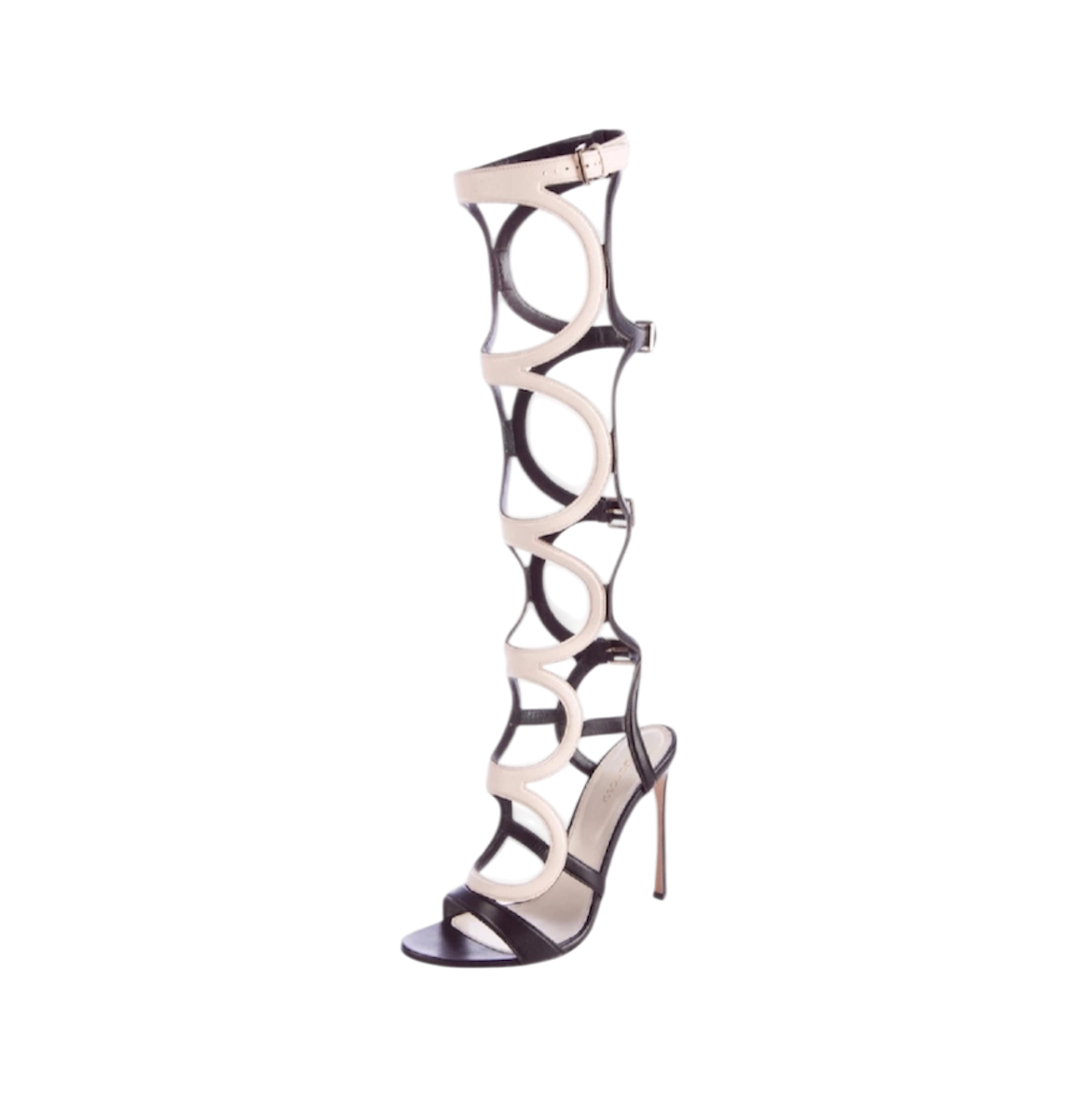 Sergio Rossi "Arabesque" Gladiator Heels