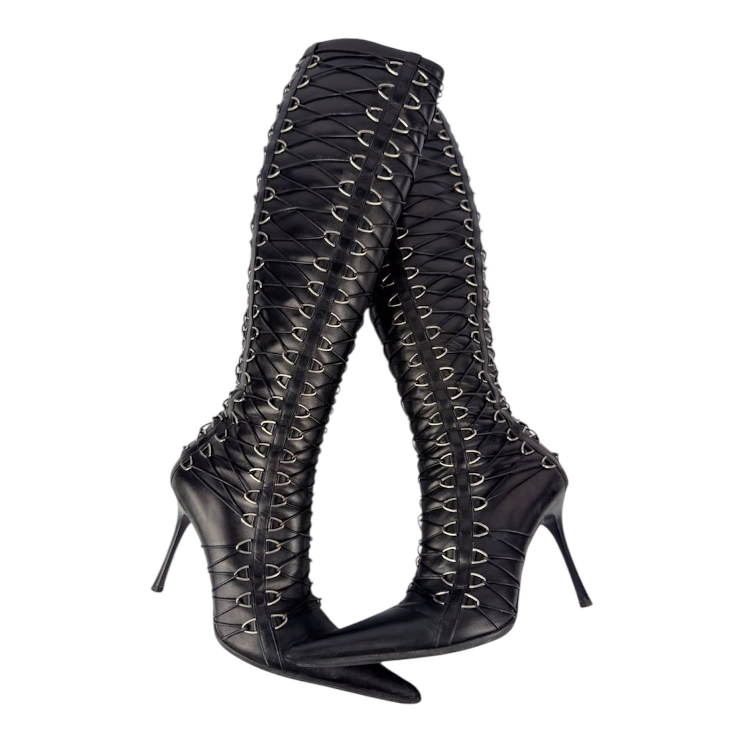 Gianmarco Lorenzi Bondage Corset Boots