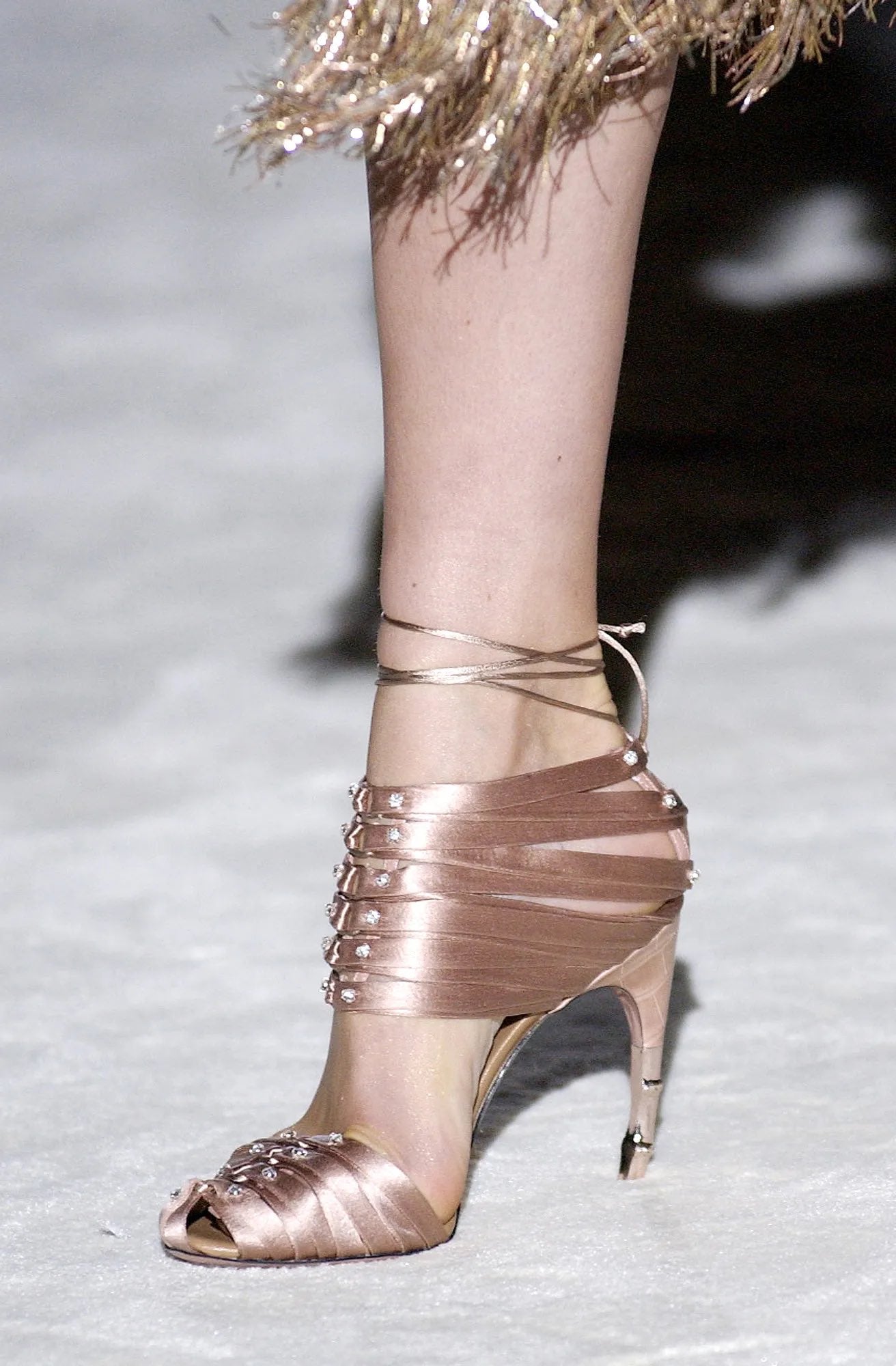 Gucci S/S 2004 Pink Bamboo Heels