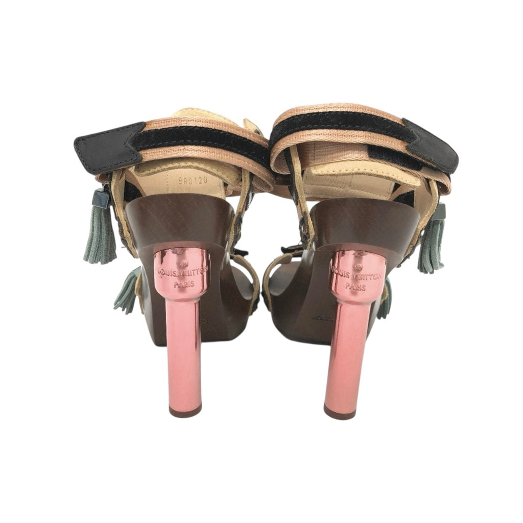 Louis Vuitton S/S 2010 Metal Heel Sandals