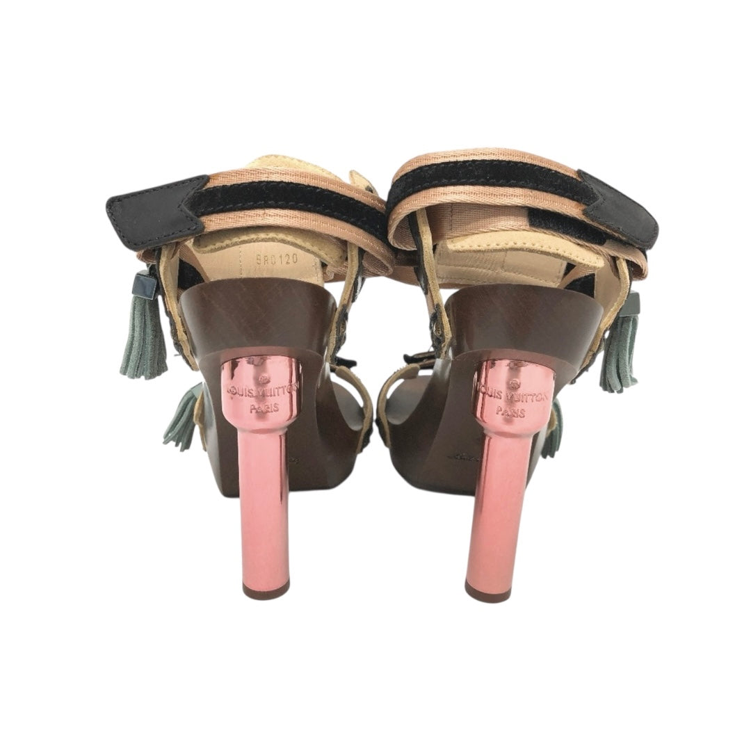 Louis Vuitton S/S 2010 Metal Heel Sandals