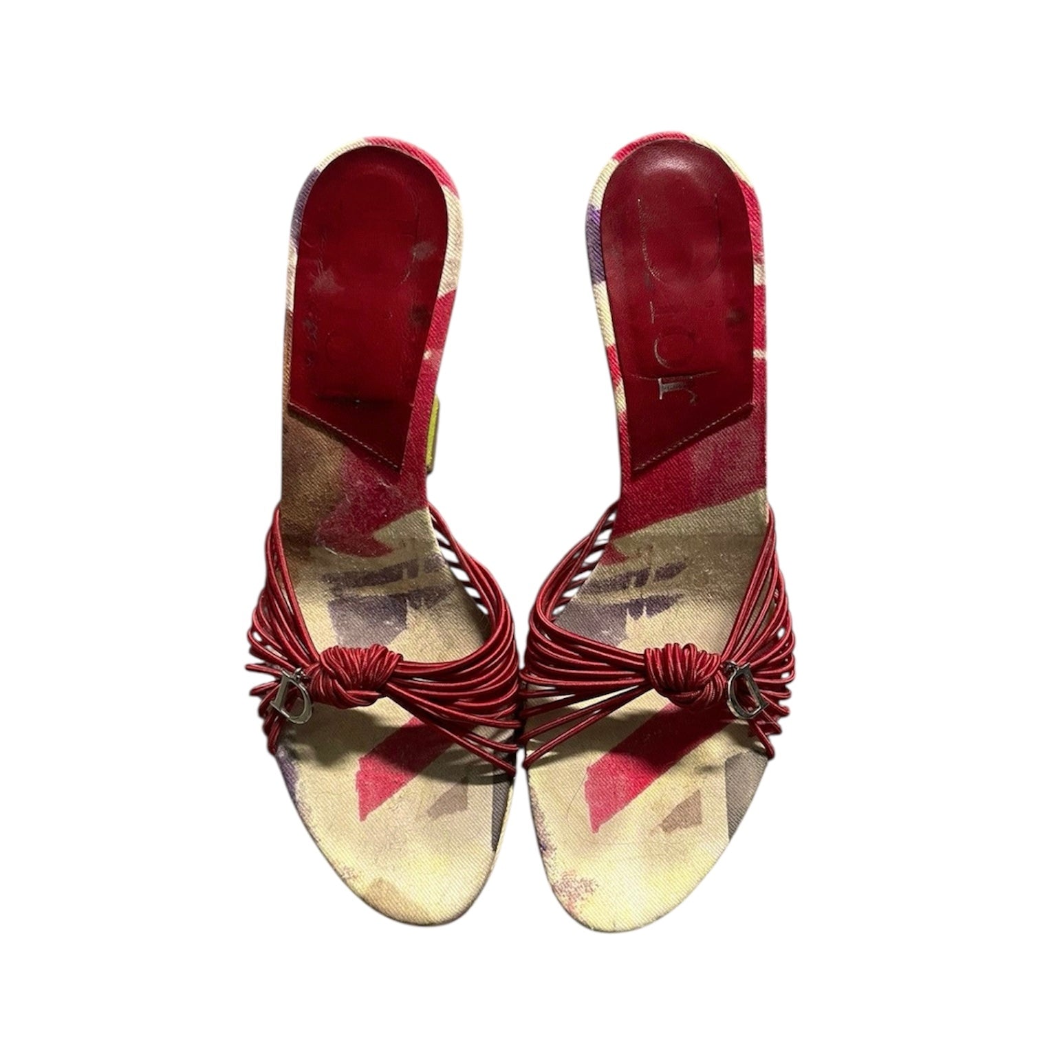 Christian Dior S/S 2003 Printed Wedges