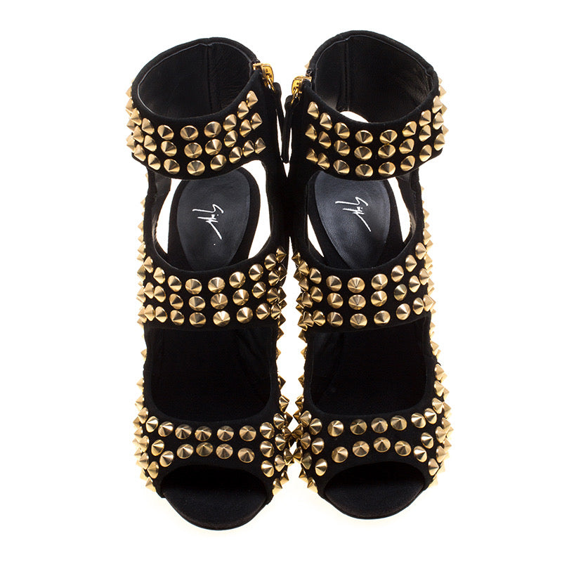 Giuseppe Zanotti Studded Suede Sandals
