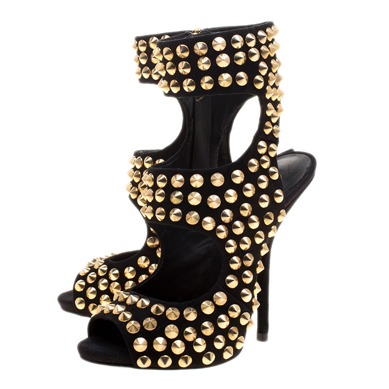 Giuseppe Zanotti Studded Suede Sandals